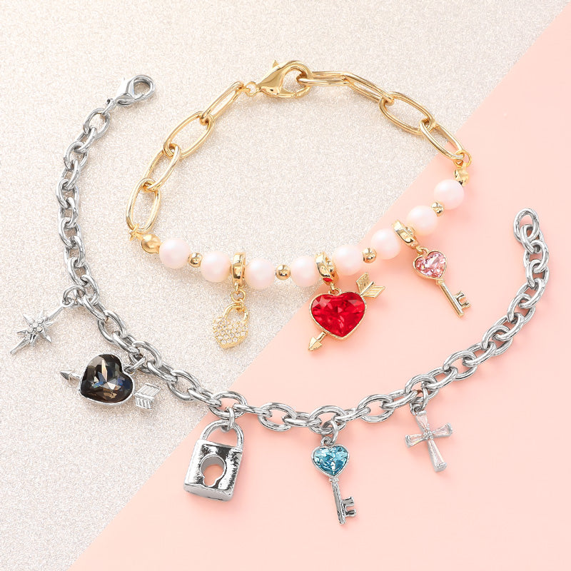 BezelCharm Heart &amp; Arrow 