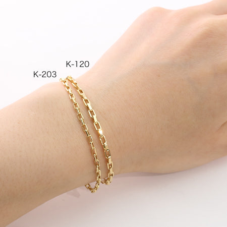 Chain K-203 Rhodium color