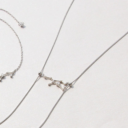レシピNo.KR0331　チャーム星座のシンプルアクセサリー3種