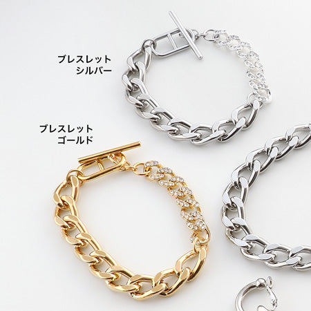 レシピNo.KR0503　アルミチェーンAL830LFのネック&amp;ブレス&amp;イヤリング