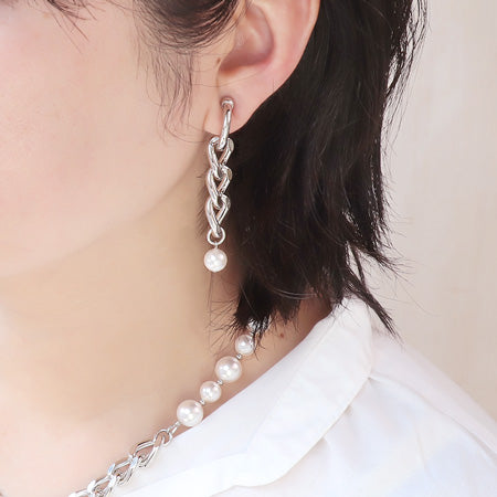 レシピNo.KR0503　アルミチェーンAL830LFのネック&amp;ブレス&amp;イヤリング
