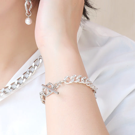 レシピNo.KR0503　アルミチェーンAL830LFのネック&amp;ブレス&amp;イヤリング