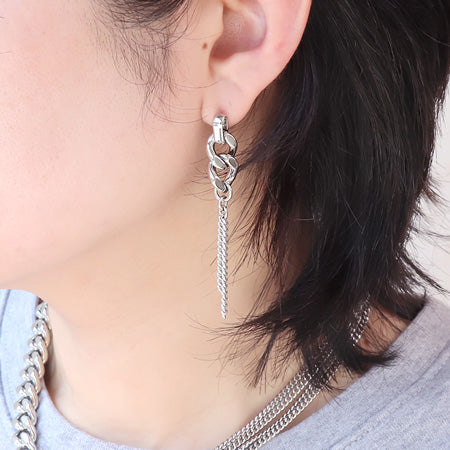 レシピNo.KR0505　アルミチェーンAL830Fのネック&amp;ブレス&amp;ピアス