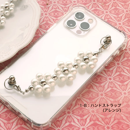 レシピNo.KR0611　フラワーハンドストラップ