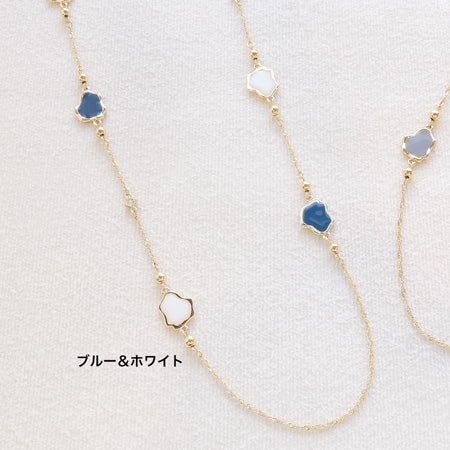 レシピNo.KR0654　メルティフレームのステーションネックレス