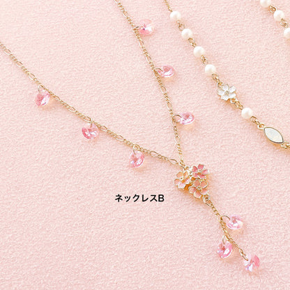 レシピNo.KR0678　さくらのアクセサリー3種