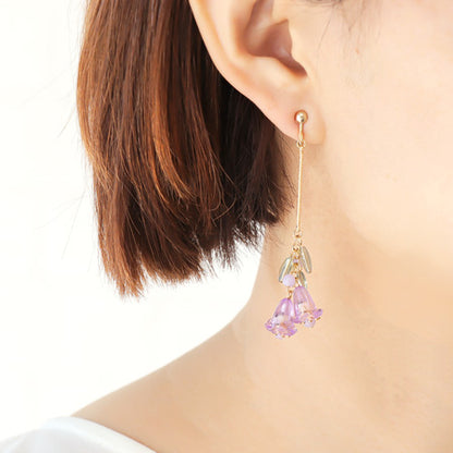 レシピNo.KR0701　ドイツ製アクリルのスワッグイヤーアクセサリー4種