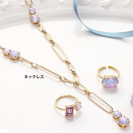 Recipe No.KR0756Kiwa crystals4 types of bijou accessories
