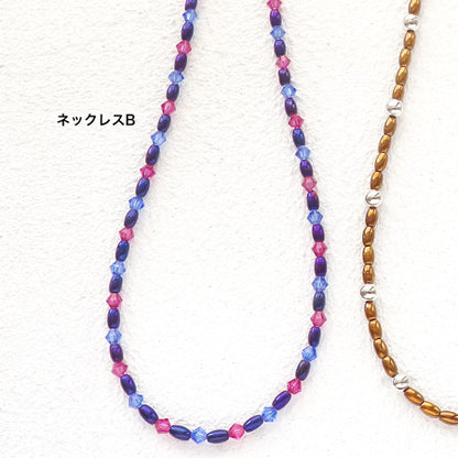 レシピNo.KR0777　ヘマタイトビーズのアクセサリー5種