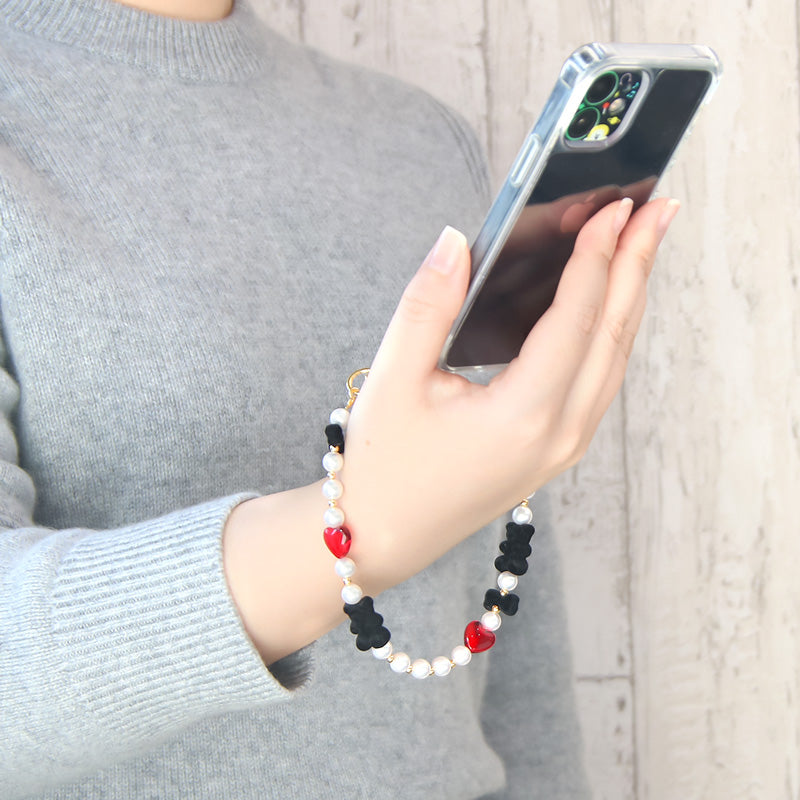 Flocky parts mini ribbon black [outlet]