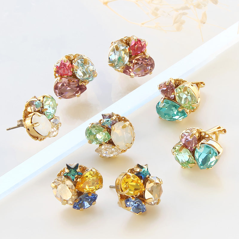 Recipe No.KR0912 Kiwa Crystal Mixed Bijou Year Accessories
