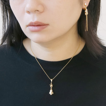 レシピNo.KR0924　ロケットのメタリックアクセサリー3種