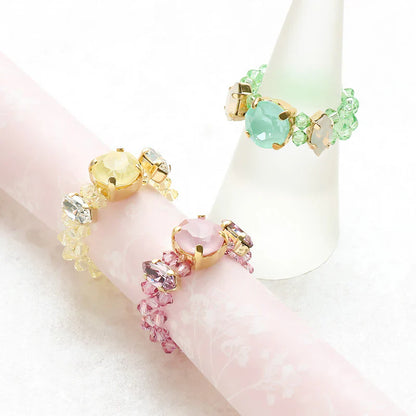 [大袋］貴和クリスタル ＃1088　クリスタルソフトイエローイグナイト