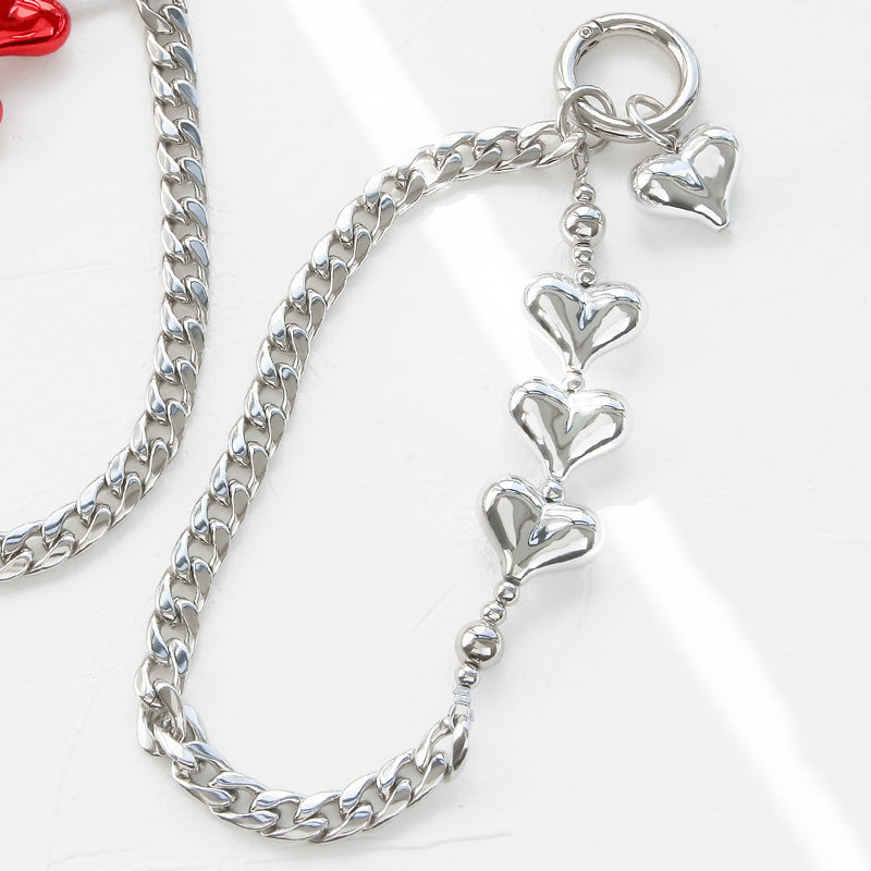 Recipe No.KR1000 Acrylic Beads Heart Strap