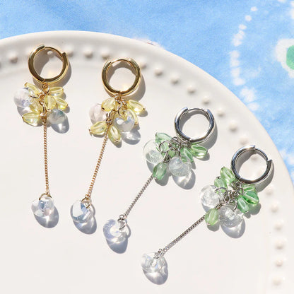 Czech pinch crystal yellow