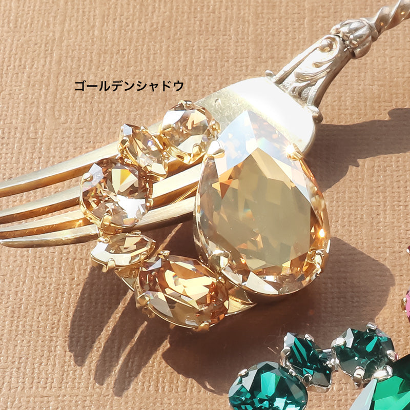 [大袋］貴和クリスタル ＃4120　Lt.コロラドトパーズ/F