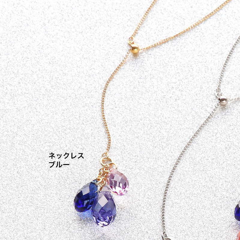 レシピNo.KR1194　貴和クリスタルのシャララアクセサリー2種(KR0995)
