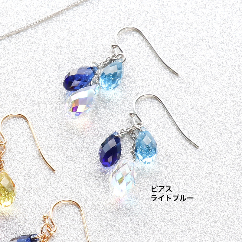 レシピNo.KR1194　貴和クリスタルのシャララアクセサリー2種(KR0995)