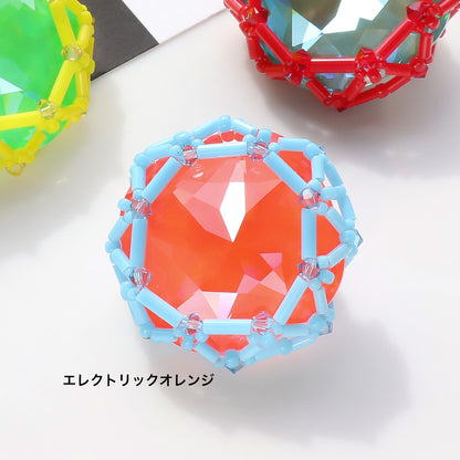 Recipe No. KR1222Kiwa crystalsOctagon Brooch (KR1179)