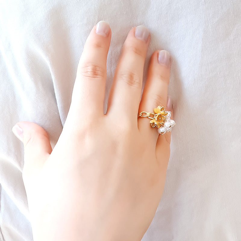 Recipe No. KR1251 3 types of accessories, Autumn charm osmanthus and silver osmanthus