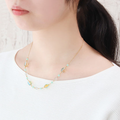 Recipe No.KR1338 Acrylic jujube bead metal mix accessories 3 types