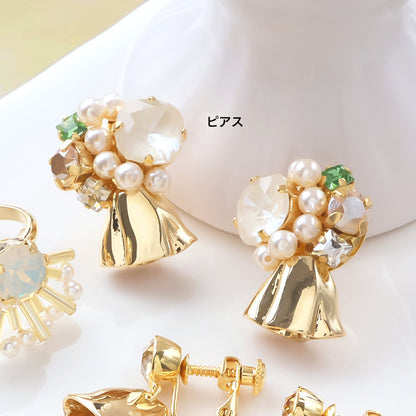 レシピNo.KR1364　都会のダンスのアクセサリー3種