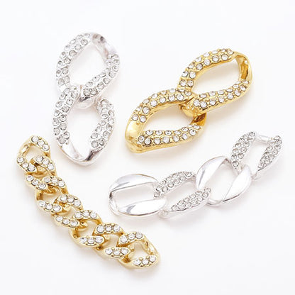 Stone chain parts 2 gold