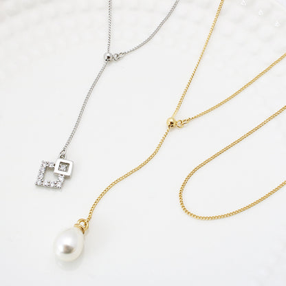 Chennecklace Y: Slide Ball with Gold