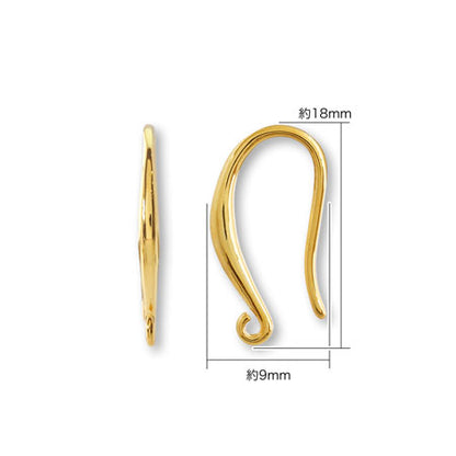 Earring hook No.L6 gold