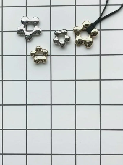 Swing parts chain ribbon 2 gold