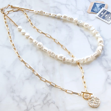 Chennecklace K-378. Mantel. Loyum color.