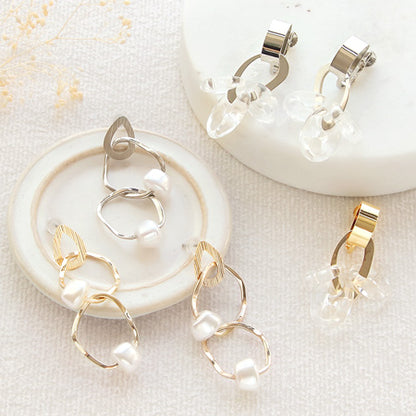 Metal parts variant 3 (with cuts) rhodium color
