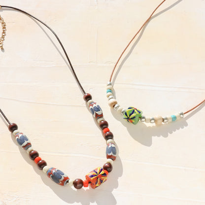 African Trade Beads Powder Glass 2 Green 1 [Outlet]