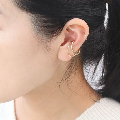 Ring stand (ear cuff) double gold