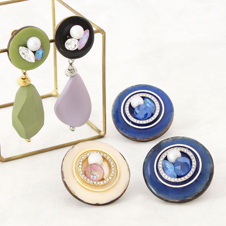 Coconut button round pink [outlet]