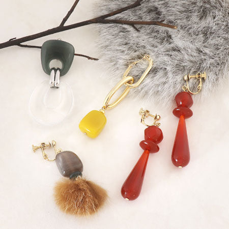 アクリル ドイツ製 ドーナツ3　スモーキーグリーン