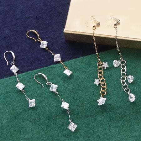 Cubic zirconia star 1 hole