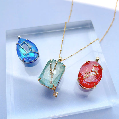 チャーム 星座2 みずがめ座 2カン　キュービックジルコニア/G