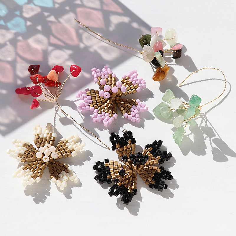 Spanish parts Beads 5-petaled flowers Lira