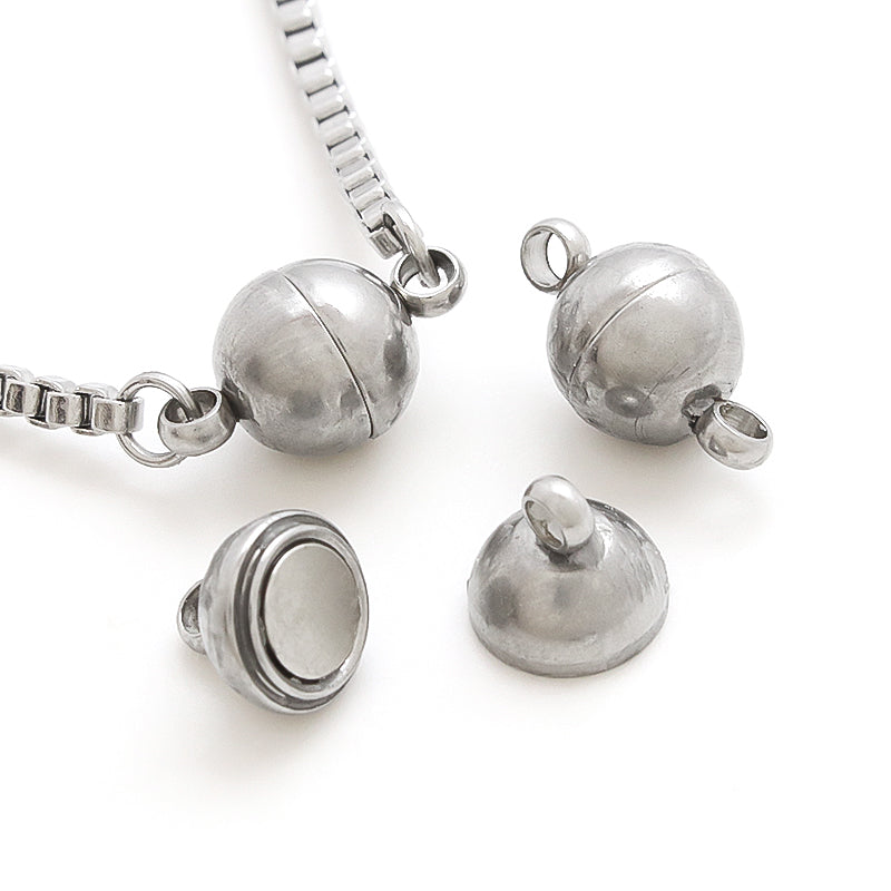 ステンレス マグネットクラスプ　ゴールド(SUS304）