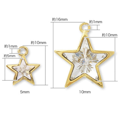 チャーム ＃4745 スター 1カン　クリスタルヴィトラルライト/RC
