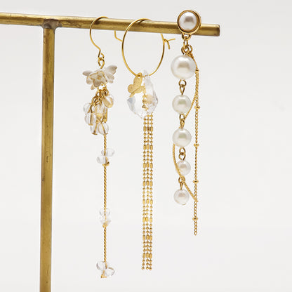 Swing parts design beads triple crystal/G