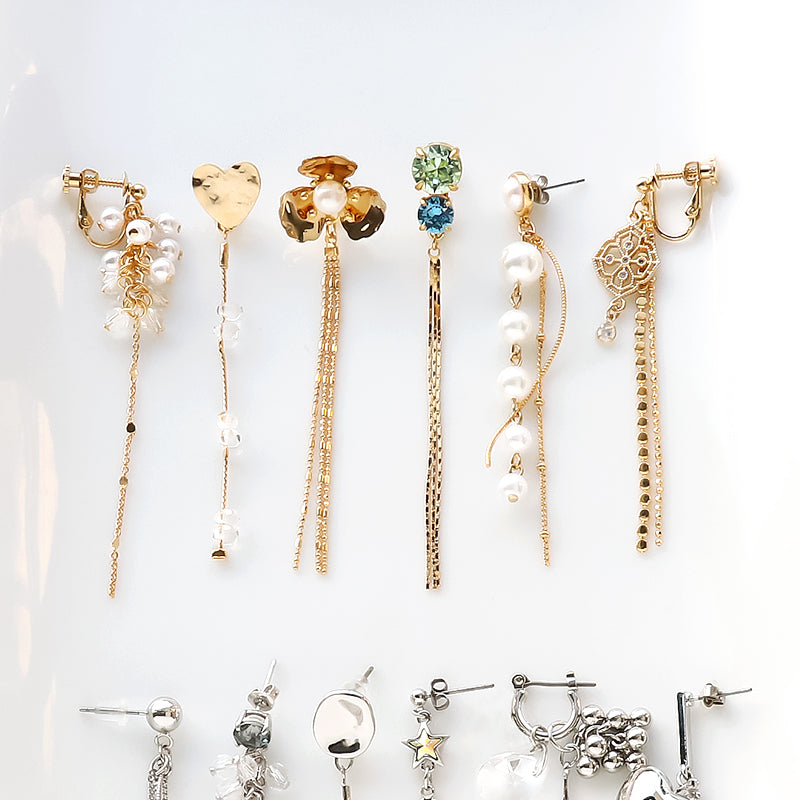 Swing parts design beads triple crystal/G